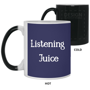 21150 11 oz. Color Changing Mug Unique design Listening Juice