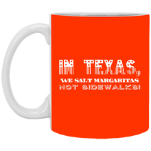 Load image into Gallery viewer, XP8434 11 oz. White Mug Unique design Texas Margaritas-stars