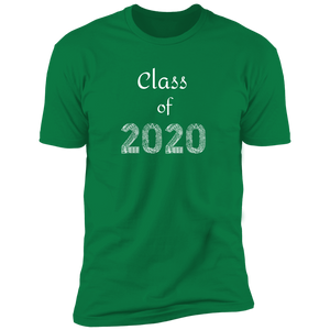 NL3600 Next Level Premium Short Sleeve T-Shirt Unique Design Class of 2020 for Graduating Seniors