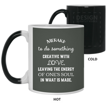 Load image into Gallery viewer, 21150 11 oz. Color Changing Mug Unique design Meraki