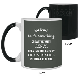 21150 11 oz. Color Changing Mug Unique design Meraki