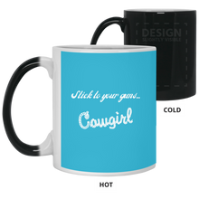 Load image into Gallery viewer, 21150 11 oz. Color Changing Mug Unique design Cowgirl