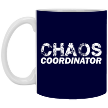 Load image into Gallery viewer, XP8434 11 oz. White Mug Unique design Chaos Coordinator