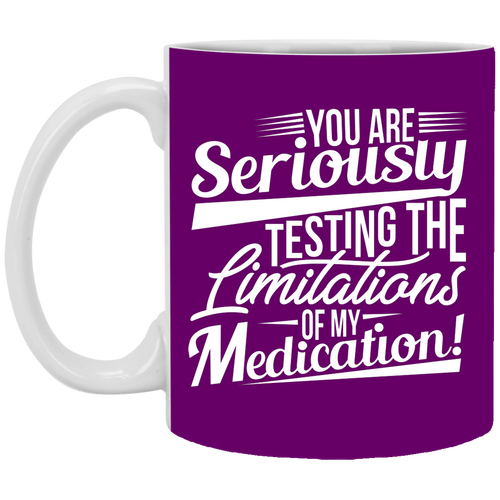 Unique design Testing Limitations mug