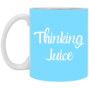 XP8434 11 oz. White Mug Unique design Thinking Juice