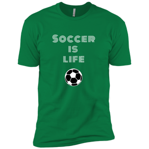 NL3600 Next Level Premium Short Sleeve T-Shirt Unique design Soccer Is Life