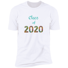 Load image into Gallery viewer, NL3600 Next Level Premium Short Sleeve T-Shirt Unique design Class of 2020-color for Graduating Seniors