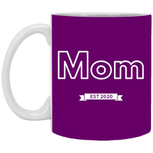 Load image into Gallery viewer, +Unique design Mom est. 2020 mug