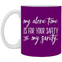 Load image into Gallery viewer, XP8434 11 oz. White Mug Unique Design Sanity