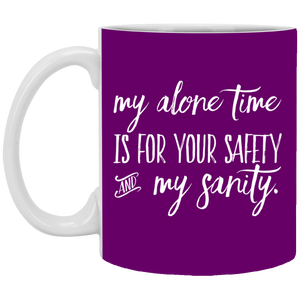 XP8434 11 oz. White Mug Unique Design Sanity