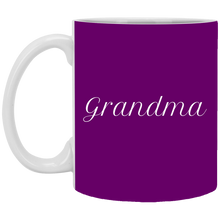 Load image into Gallery viewer, XP8434 11 oz. White Mug Unique design Grandma