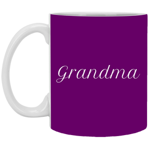 XP8434 11 oz. White Mug Unique design Grandma