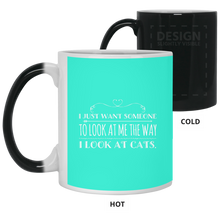 Load image into Gallery viewer, 21150 11 oz. Color Changing Mug Unique design Look At Cats