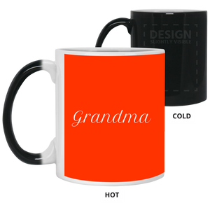 21150 11 oz. Color Changing Mug Unique design Grandma