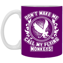 Load image into Gallery viewer, XP8434 11 oz. White Mug Unique design Flying Monkeys