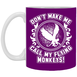 XP8434 11 oz. White Mug Unique design Flying Monkeys