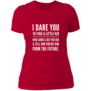 +Unique design I Dare You shirt