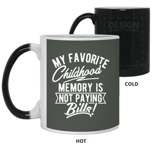 21150 11 oz. Color Changing Mug Unique design Favorite Childhood Memory