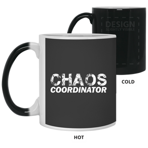 21150 11 oz. Color Changing Mug Unique design Chaos Coordinator