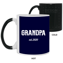 Load image into Gallery viewer, 21150 11 oz. Color Changing Mug Unique design Grandpa est. 2020