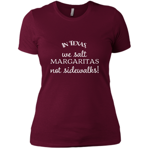 NL3900 Next Level Ladies' Boyfriend T-Shirt Unique design Texas Margaritas