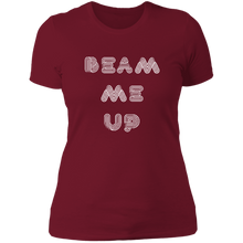 Load image into Gallery viewer, NL3900 Next Level Ladies&#39; Boyfriend T-Shirt Unique Design Beam Me Up