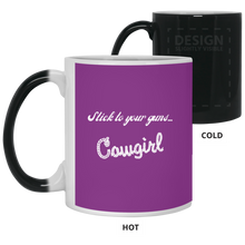 Load image into Gallery viewer, 21150 11 oz. Color Changing Mug Unique design Cowgirl