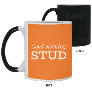 21150 11 oz. Color Changing Mug Unique design Good Morning Stud