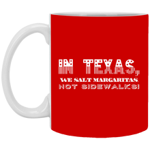 Load image into Gallery viewer, XP8434 11 oz. White Mug Unique design Texas Margaritas-stars