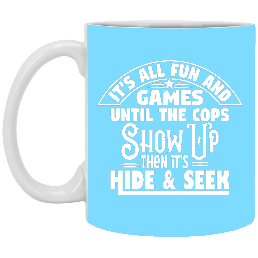 XP8434 11 oz. White Mug Unique design Fun & Games