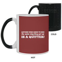 Load image into Gallery viewer, 21150 11 oz. Color Changing Mug Unique design Quitter