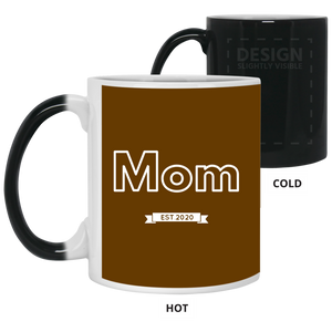 21150 11 oz. Color Changing Mug Unique design Mom est. 2020