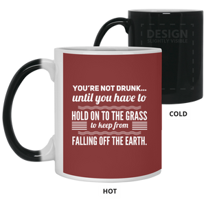 +Unique design Falling Off The Earth mug