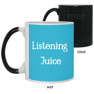 21150 11 oz. Color Changing Mug Unique design Listening Juice