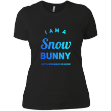 Load image into Gallery viewer, Unique design Snow Bunny-blue shirt