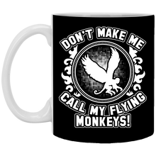 Load image into Gallery viewer, XP8434 11 oz. White Mug Unique design Flying Monkeys