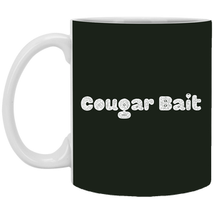 XP8434 11 oz. White Mug Unique design Cougar Bait