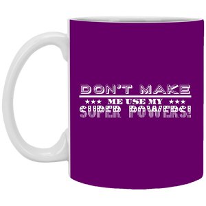 XP8434 11 oz. White Mug Unique design Super Powers