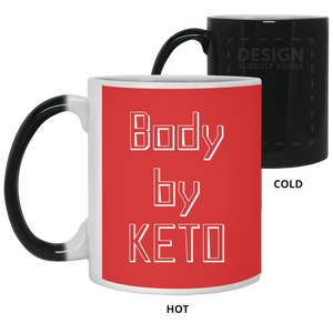 21150 11 oz. Color Changing Mug Unique design Body By Keto