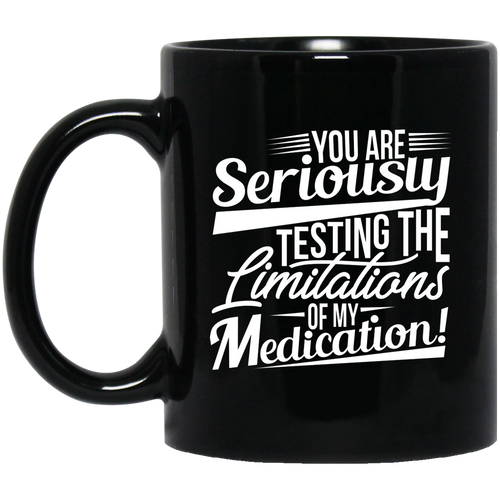 Unique design Testing Limitations mug