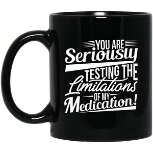 Unique design Testing Limitations mug