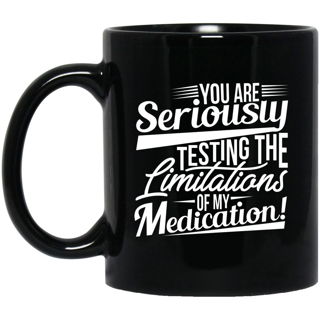 Unique design Testing Limitations mug