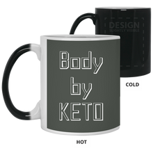 Load image into Gallery viewer, 21150 11 oz. Color Changing Mug Unique design Body By Keto