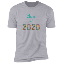 Load image into Gallery viewer, NL3600 Next Level Premium Short Sleeve T-Shirt Unique design Class of 2020-color for Graduating Seniors