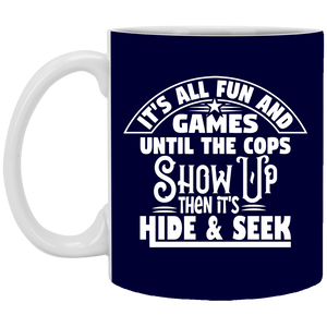 XP8434 11 oz. White Mug Unique design Fun & Games