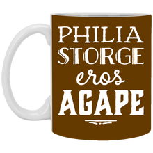 Load image into Gallery viewer, XP8434 11 oz. White Mug Unique design Agape