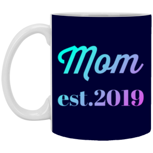 +Unique design Mom est. 2019 mug