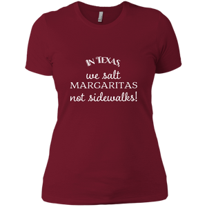 NL3900 Next Level Ladies' Boyfriend T-Shirt Unique design Texas Margaritas