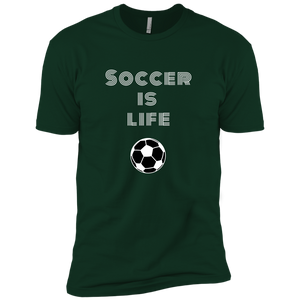 NL3600 Next Level Premium Short Sleeve T-Shirt Unique design Soccer Is Life