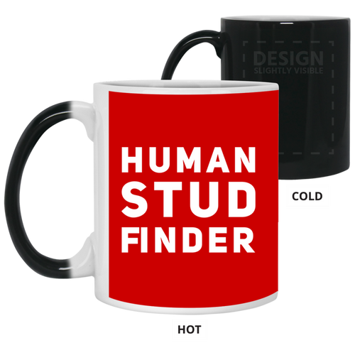 +Unique design Human Stud Finder color-change mug